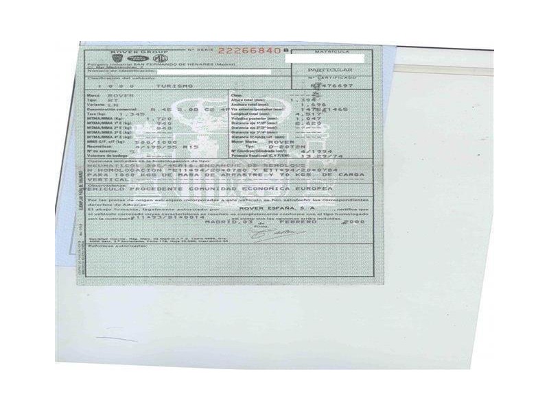 rover  45 del año 2000