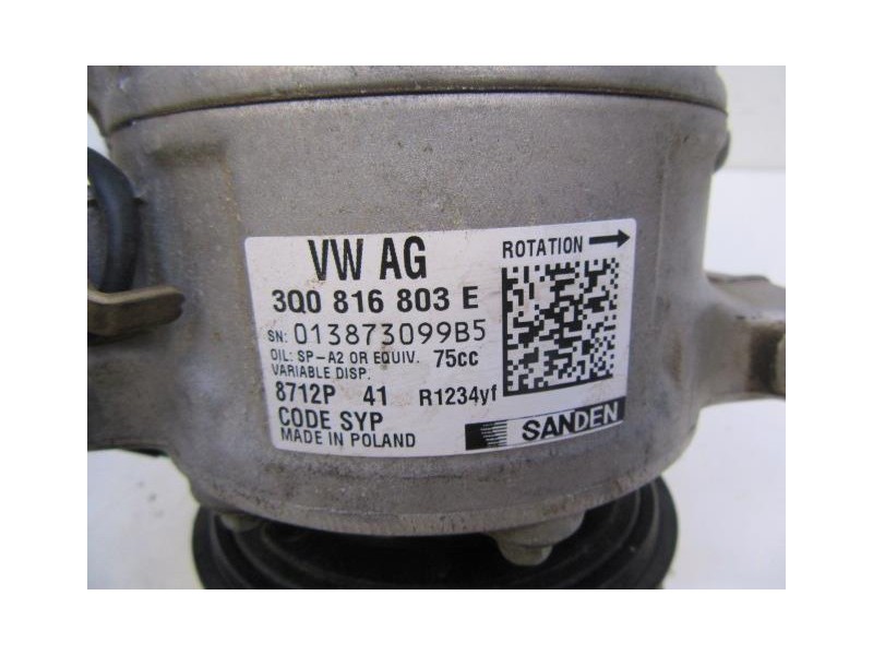 Recambio de aire acondicionado : seat ibiza : 1.0 g (95,17cv) turbo [2019] para seat ibiza 1.0 g turbo referencia OEM IAM 3Q0816