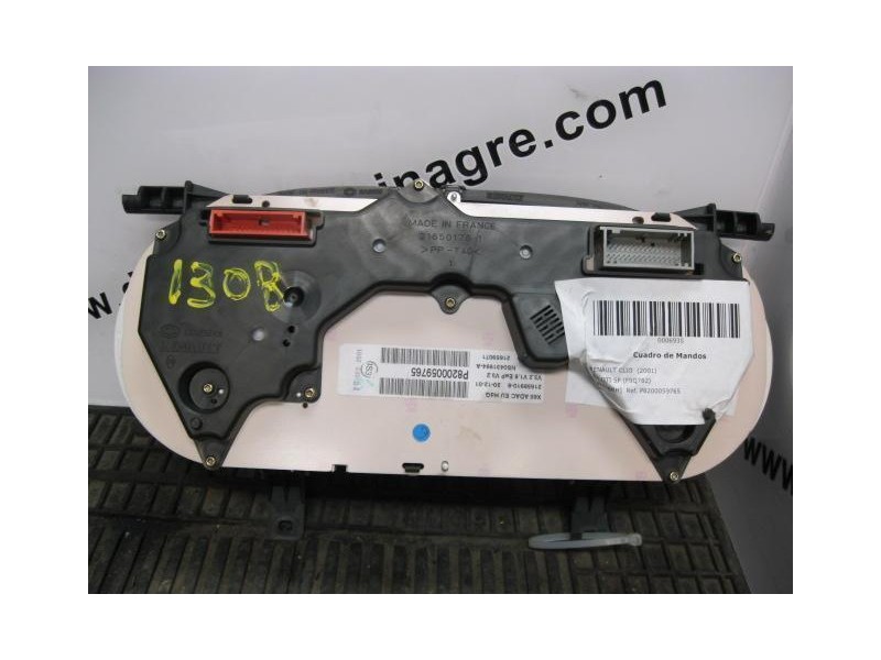 Recambio de cuadro instrumentos : renault clio : 1.9 dti 5p (d/f9q782) (80,24cv) [2001] para renault clio 1.9 dti (d/f9q782) ref