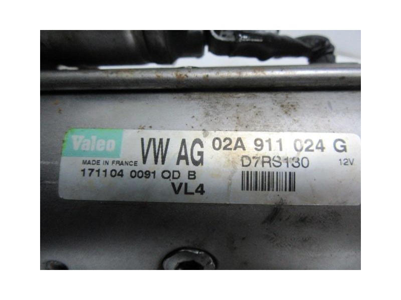 Recambio de motor arranque : skoda octavia : 1.9 d -alh (89,76cv) 5p [2005] para skoda octavia 1.9 d -alh referencia OEM IAM 02A
