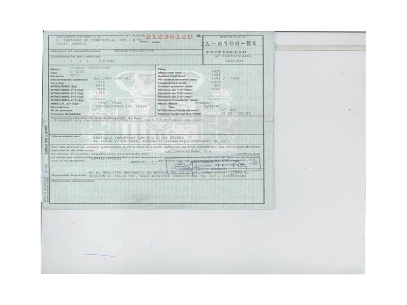 hyundai galloper del año 1999