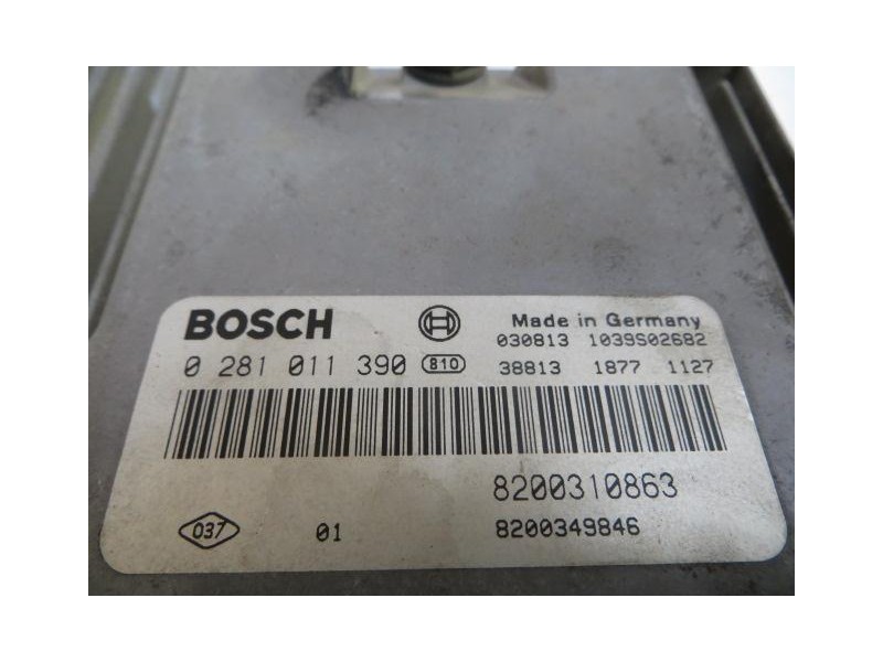 Recambio de centralita : renault scenic : 1.9 dci /f9q d812 (119,68cv) 5p [2003] para renault scenic 1.9 dci /f9q d812 referenci