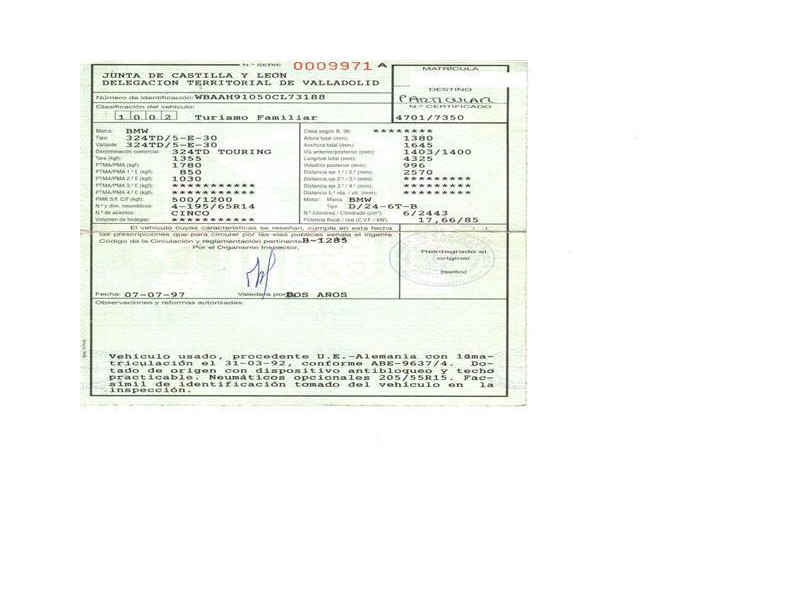 bmw  324 del año 1997