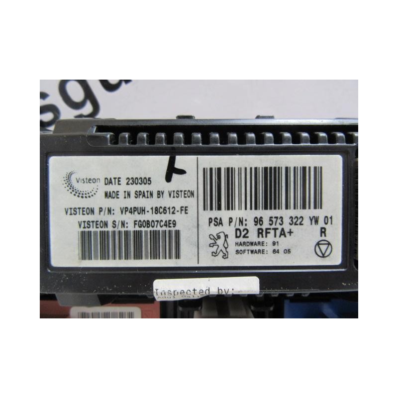 Recambio de mandos calefaccion : peugeot 407 : 1.6 hdi hdy -9hz (108,80cv) 4p [2005] para peugeot 407 1.6 hdi hdy -9hz referenci