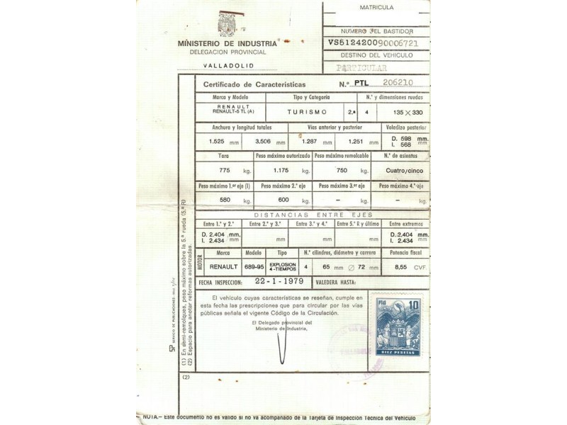 renault  5 del año 1979