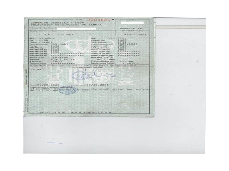 peugeot 605 del año 1994