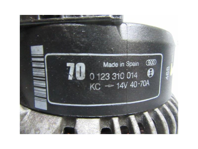 Recambio de alternador : ford escort : 1.6 g /l1e (88,37cv) [1994] para ford escort 1.6 g /l1e referencia OEM IAM 012331001470A 