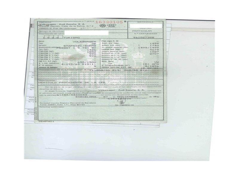 volkswagen passat del año 1996