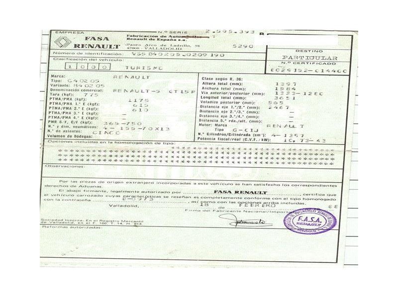 renault  5 del año 1988