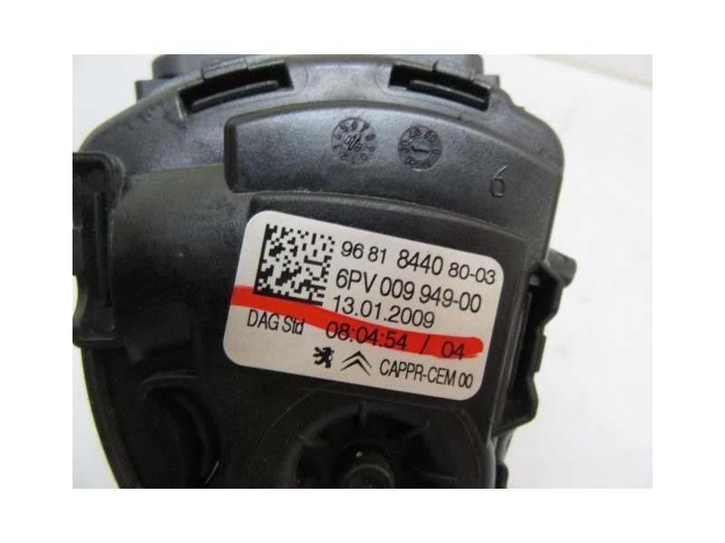 Recambio de potenciómetro aceleración : peugeot 308 : 1.6 hdi (90,01cv) [2009] para peugeot 308 1.6 hdi referencia OEM IAM 96818