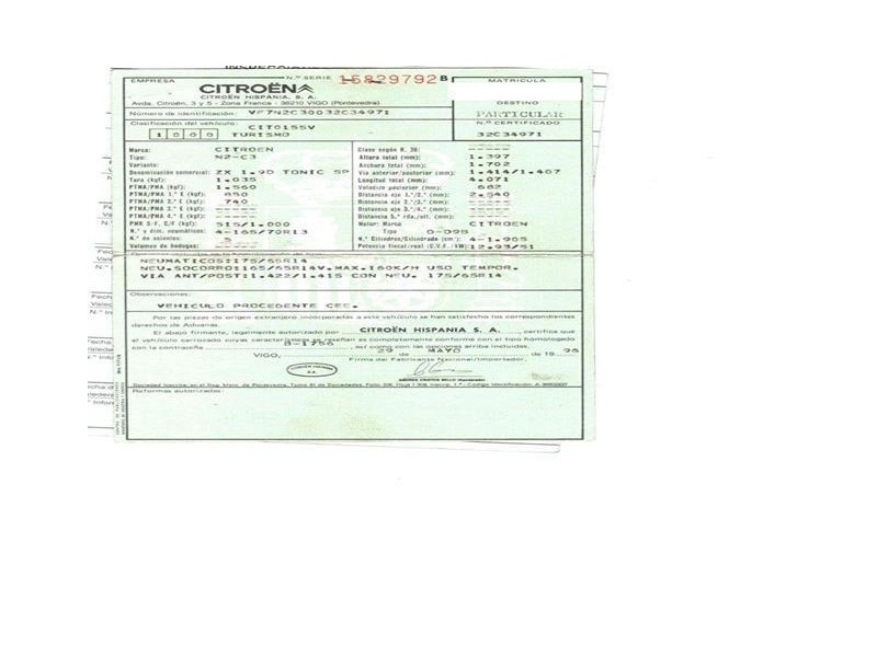 citroen zx del año 1996