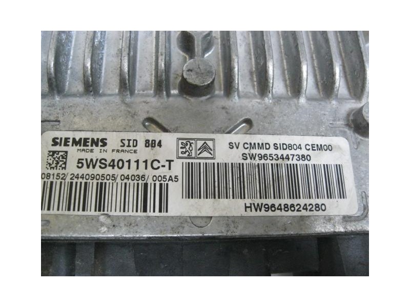 Recambio de centralita : citroen c 2 : 1.4hdi d-8hx (68cv) 3p [2004] para citroen c 2 1.4hdi d-8hx referencia OEM IAM 5WS40111C-