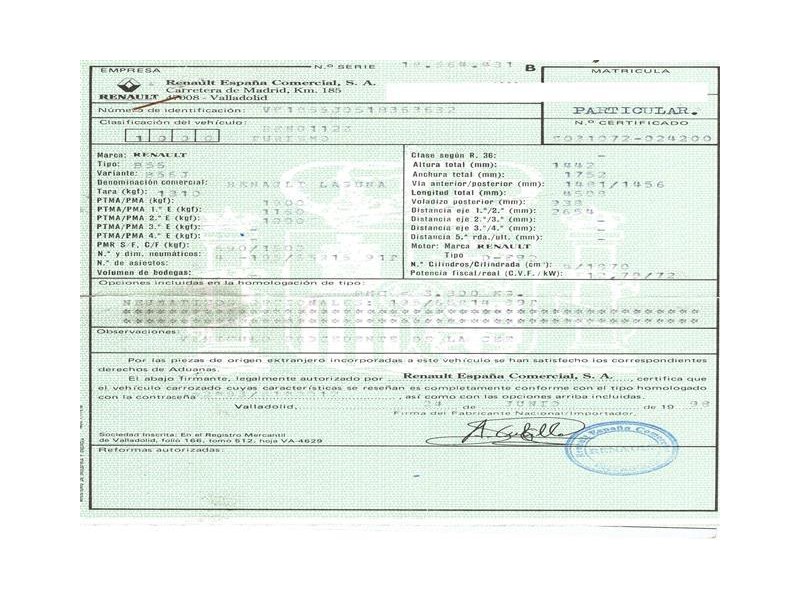 renault laguna del año 1998