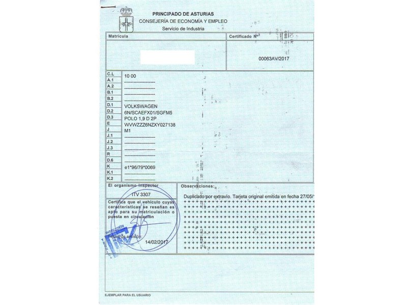 volkswagen polo del año 1998