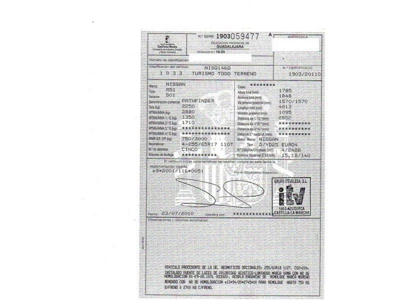 nissan pathfinder del año 2010