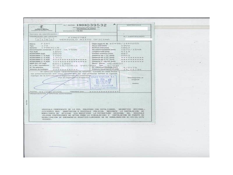 fiat ulysse del año 2006