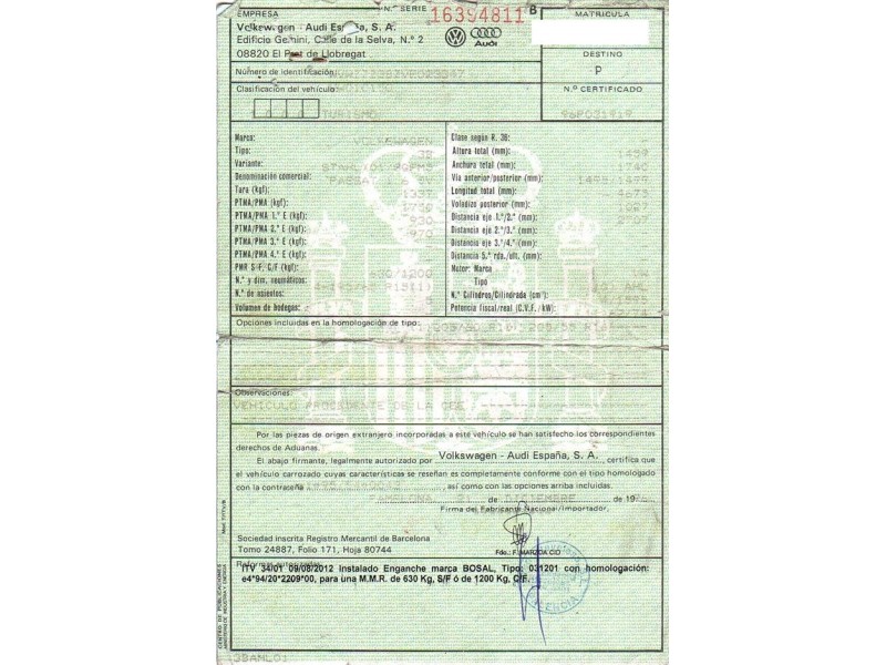 volkswagen passat del año 1997