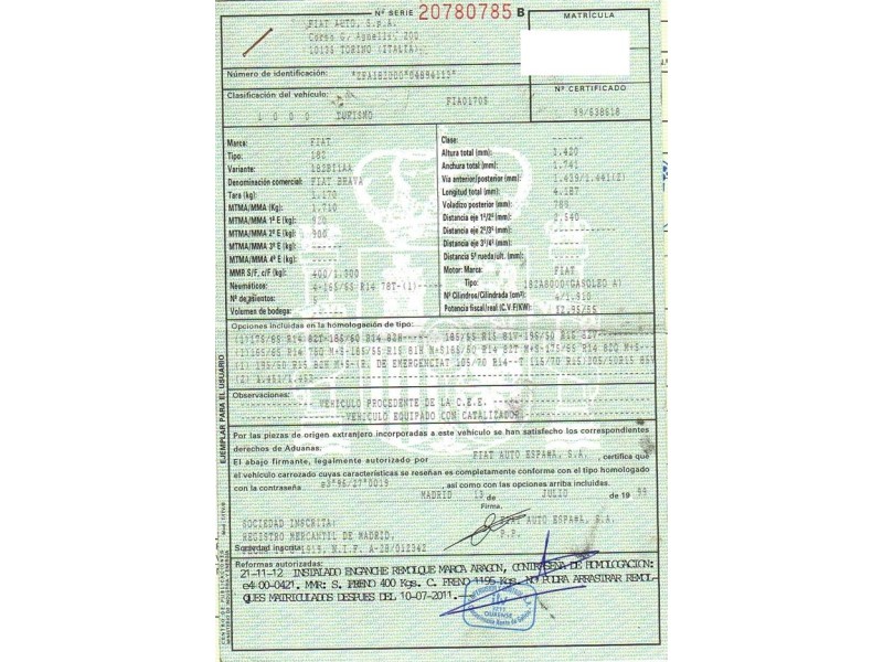 fiat brava del año 2000