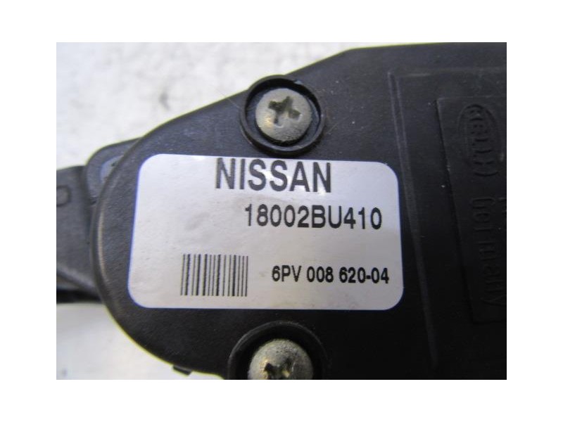 Recambio de potenciómetro aceleración : nissan almera : 1.8 g tino (115,57cv) [2006] para nissan almera 1.8 g tino referencia OE