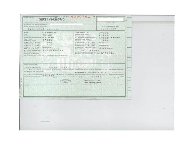 citroen bx del año 1989