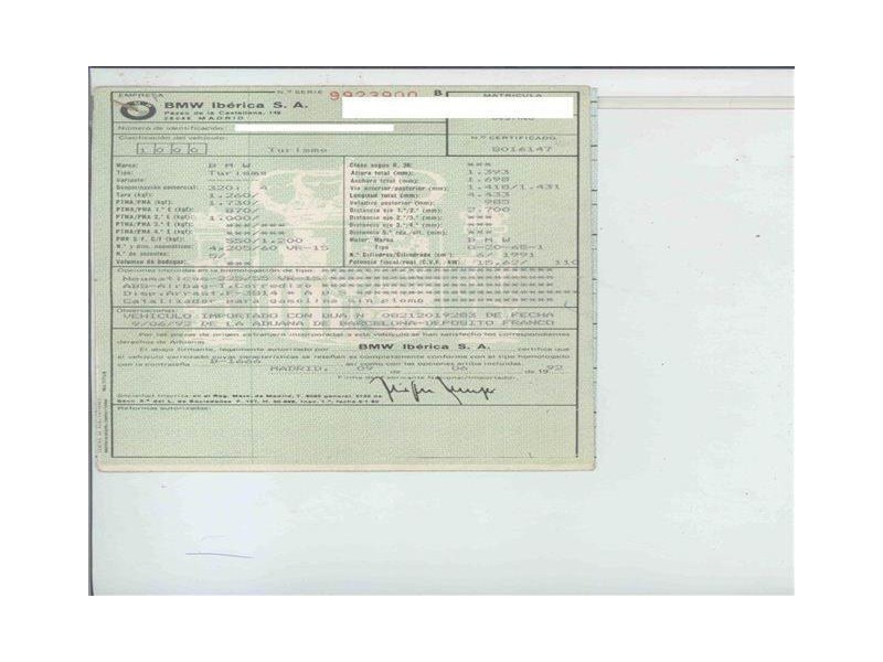 bmw  320 del año 1992