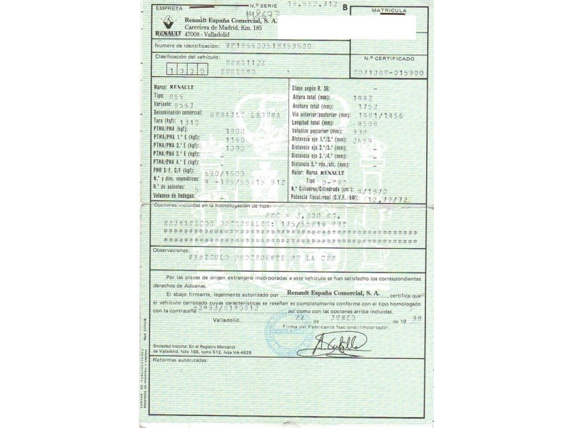 renault laguna del año 1998