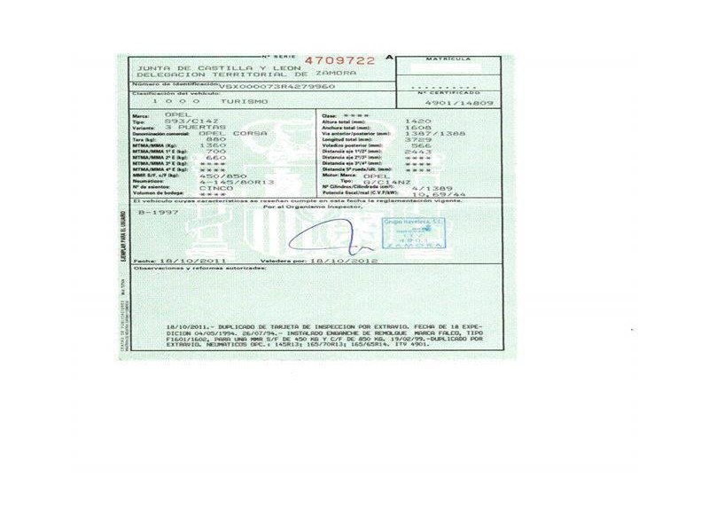 opel corsa del año 1994
