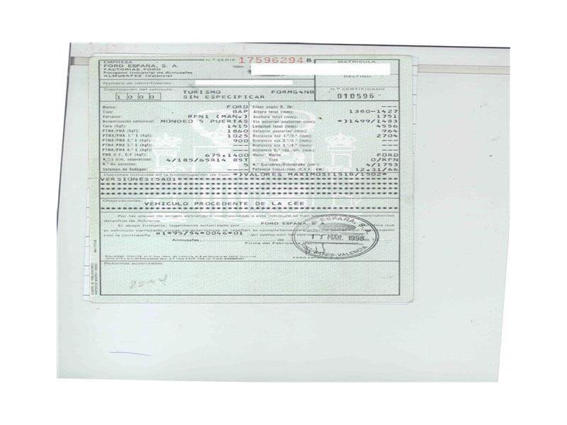 ford mondeo del año 1998