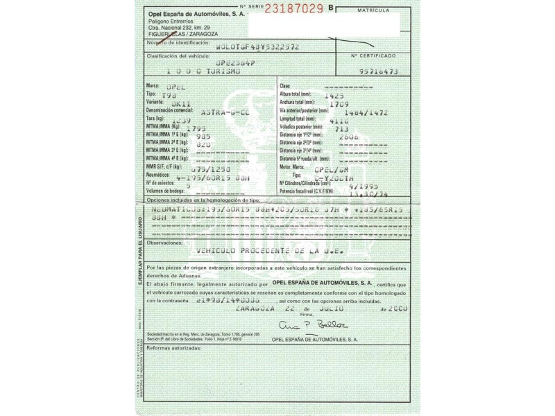 opel astra del año 2000