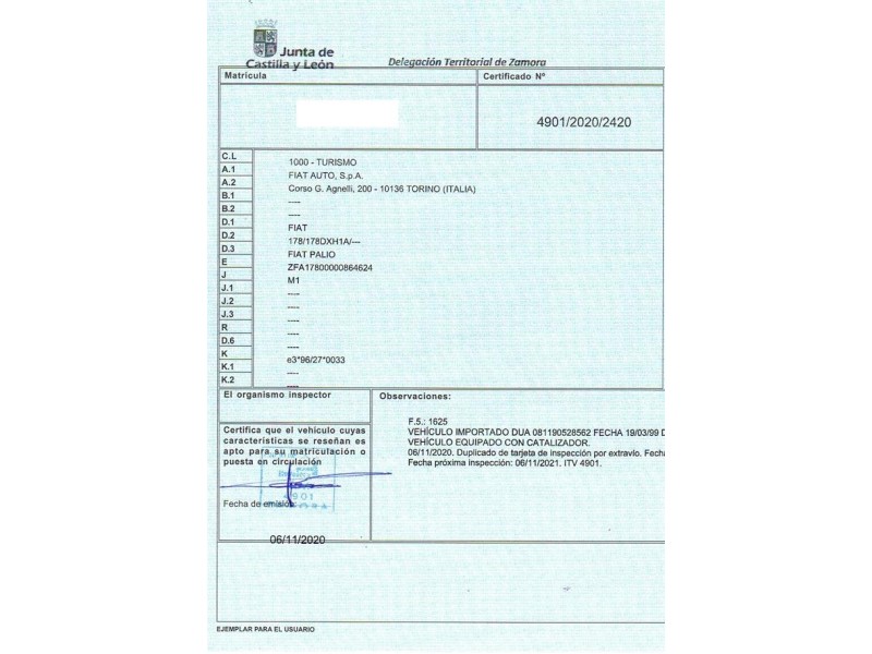 fiat palio del año 2000