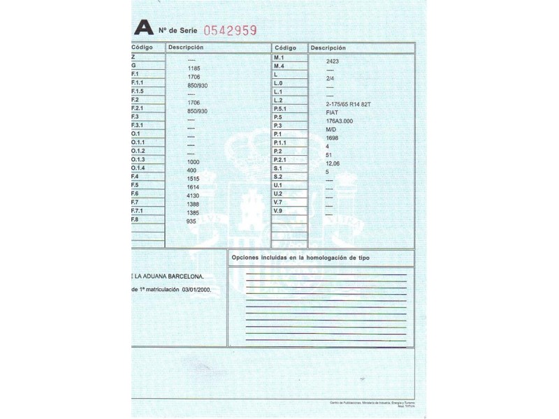 fiat palio del año 2000