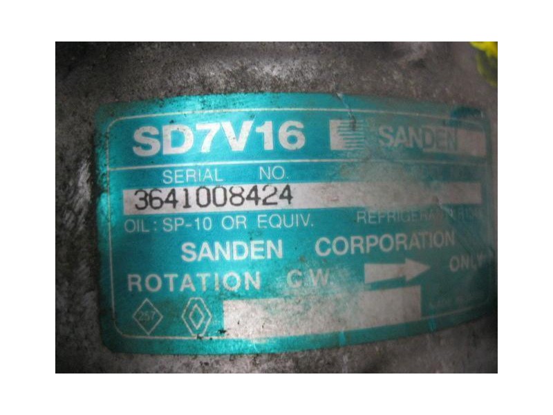 Recambio de aire acondicionado : fiat ulysse : 2.0 g-rfu (121,04cv) 5p [1995] para fiat ulysse 2.0 g-rfu referencia OEM IAM SD7V