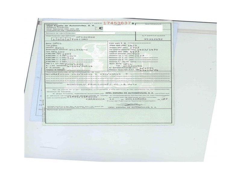 opel vectra del año 1998