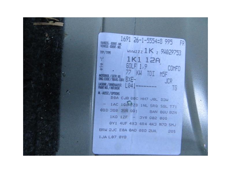 volkswagen golf del año 2008