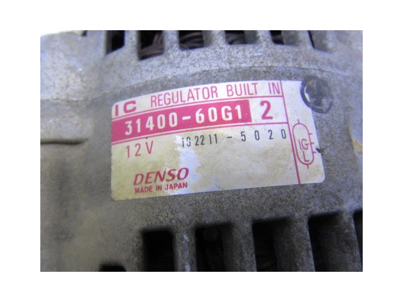 Recambio de alternador : suzuki baleno : 1.3 g (84,98cv) [1998] para suzuki baleno 1.3 g referencia OEM IAM 31400-60G1  