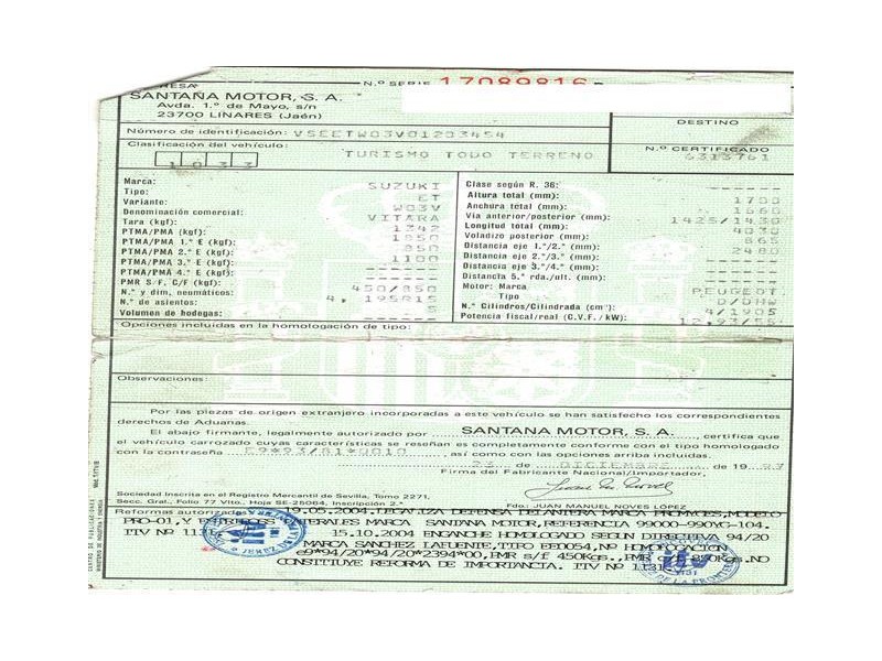 suzuki vitara del año 1998