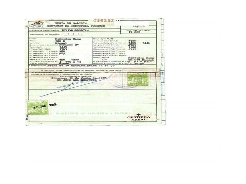 m. benz 300 del año 1983