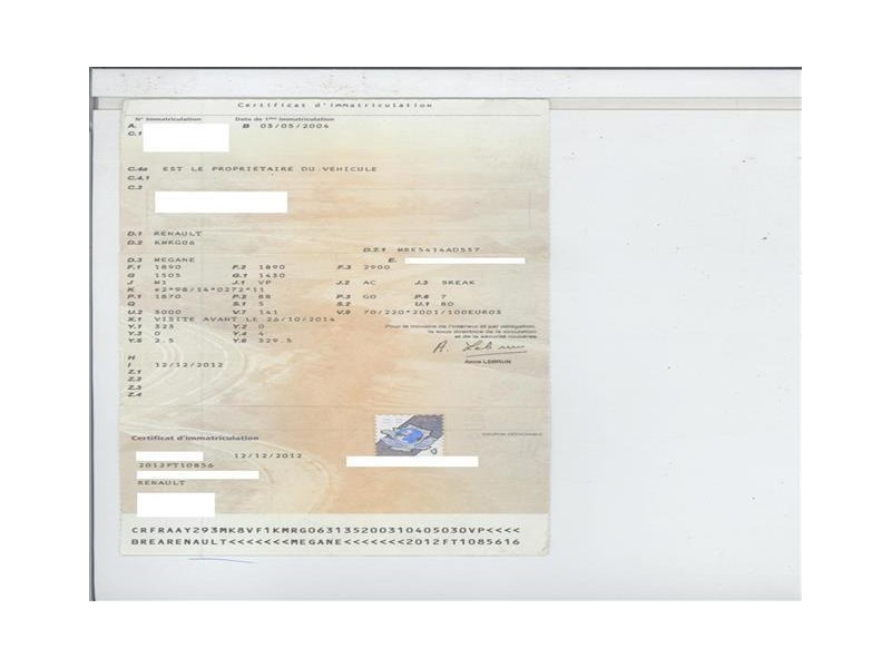 renault megane del año 2004