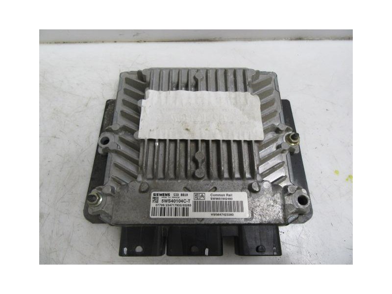 Recambio de centralita : peugeot 307 : 2.0 hdi (89,73cv) [2003] para peugeot 307 2.0 hdi referencia OEM IAM 5WS40104CT  