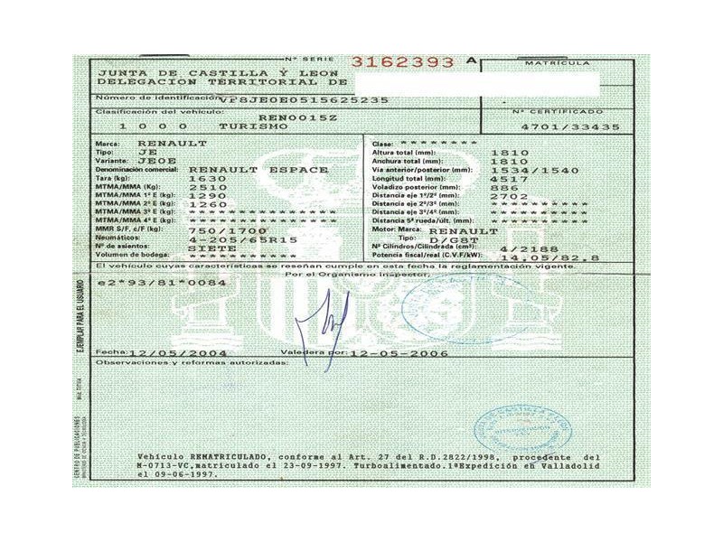 renault espace del año 1997