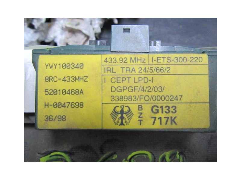 Recambio de cuadro instrumentos : land rover freelander : 2.0 td -20t2n (97,37cv) 5p [1998] para land rover freelander 2.0 td -2