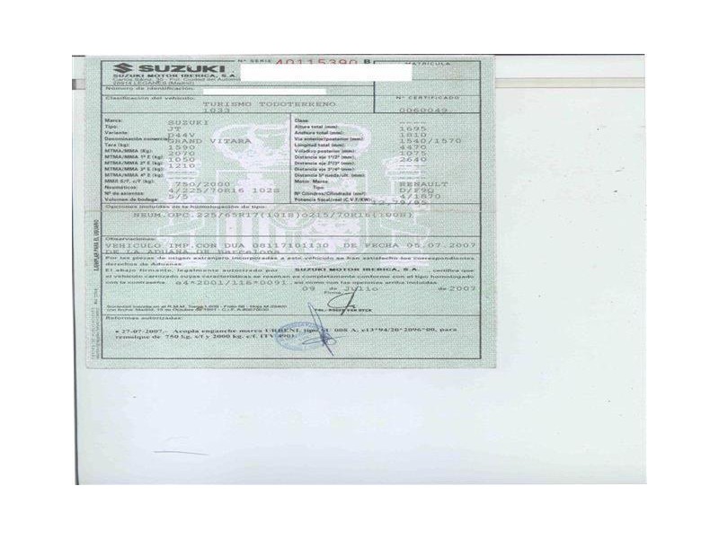 suzuki grand vitara del año 2007