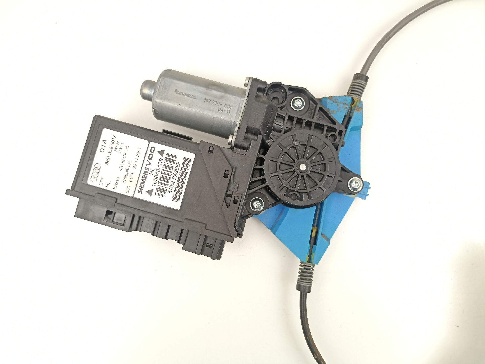 ELEVALUNAS TRASERO IZQUIERDO AUDI A4 B7 (8EC) 8E0839461B / 8E0959801A / 5WK47009EBF 8E0839461B8E0959801A5WK47009EBF - Vista 3