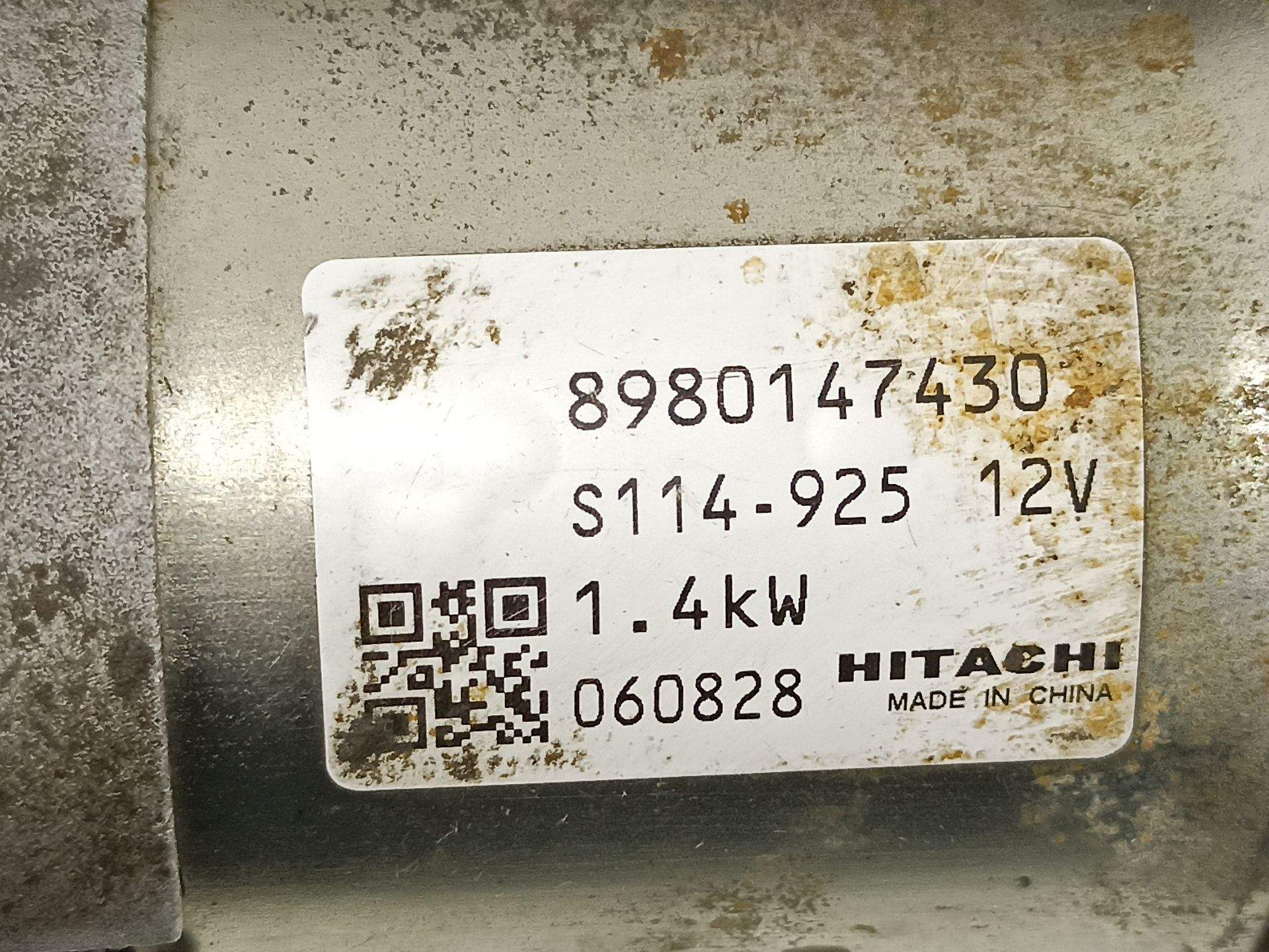 MOTOR ARRANQUE OPEL ASTRA H (A04) 8980147430 / S114925 8980147430S114925 - Vista 3