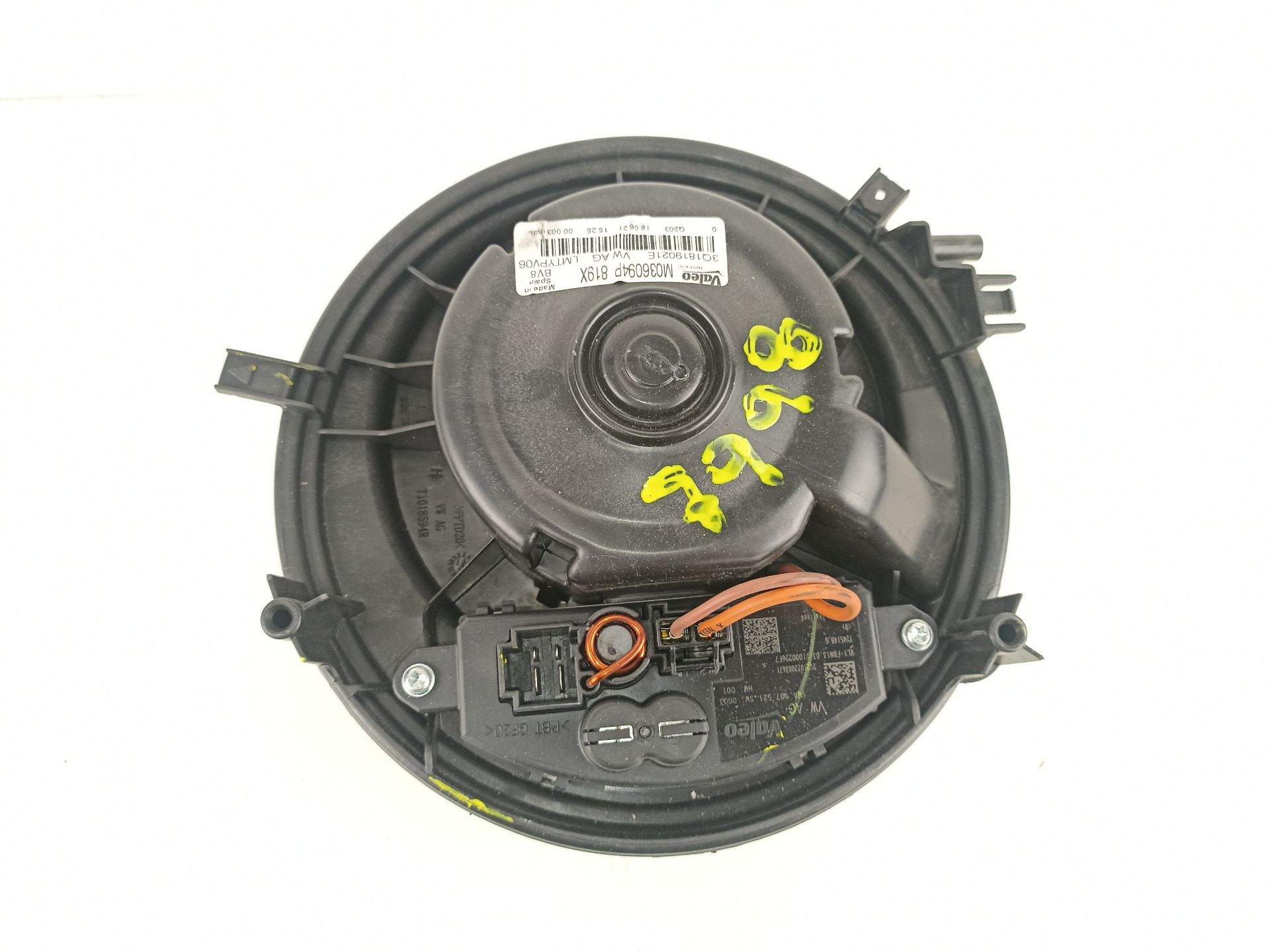 MOTOR CALEFACCION SEAT LEON Sportstourer (KL8, KLD) 3Q1819021E / M036094P 3Q1819021EM036094P - Vista 3