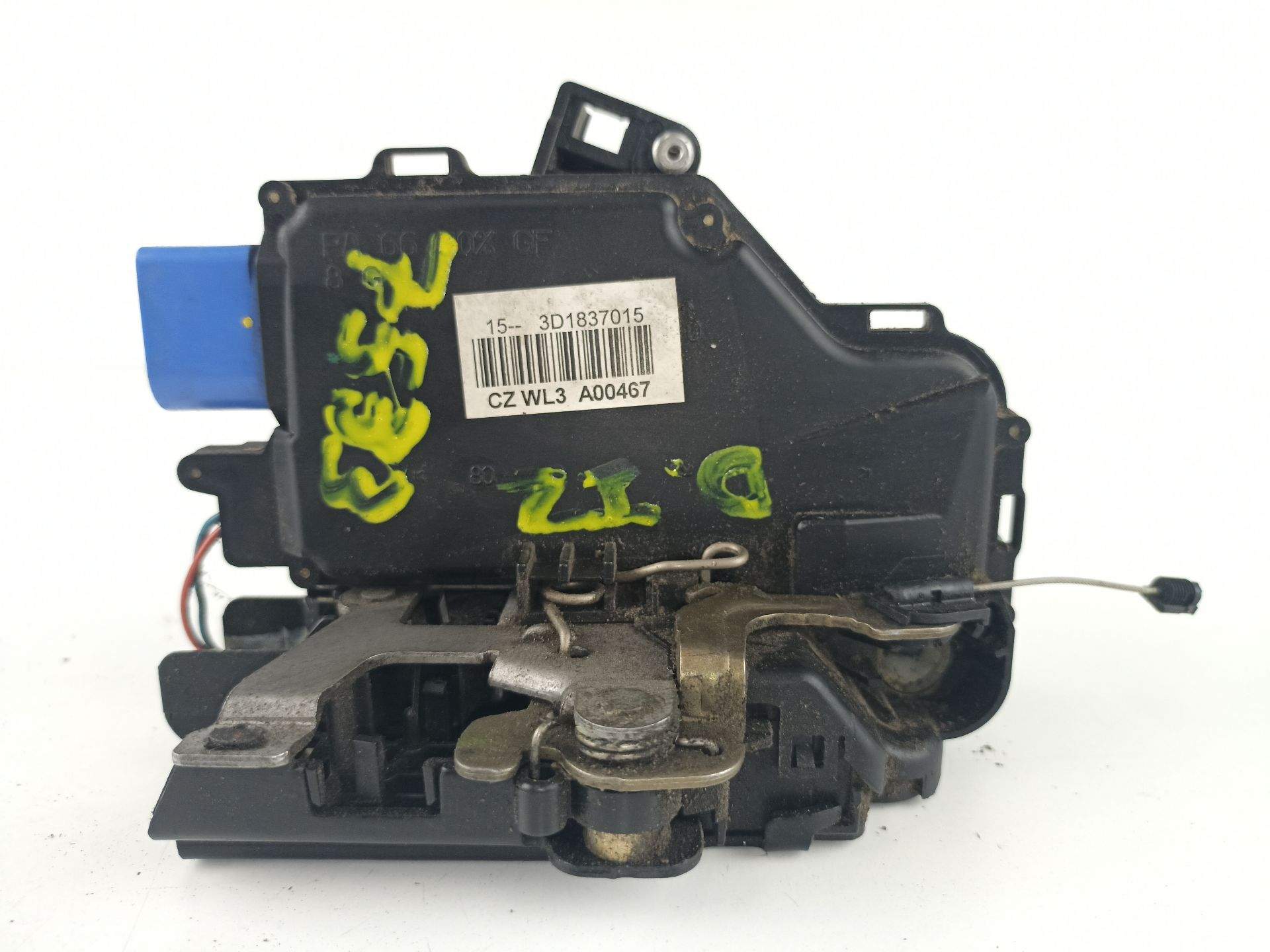 CERRADURA PUERTA DELANTERA IZQUIERDA VOLKSWAGEN CADDY KA/KB (2K) 3D1837015 3D1837015