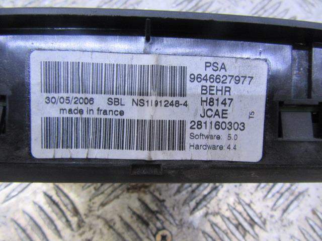 MANDOS CALEFACCION AIRE PEUGEOT 307 CC (3B) 9646627977 9646627977 - Vista 3