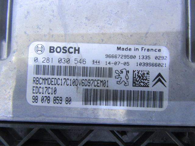 CENTRALITA PEUGEOT PARTNER 9807885980 / 0281030546 98078859800281030546 - Vista 2