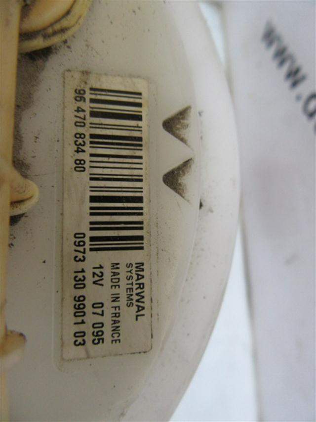 BOMBA COMBUSTIBLE AFORADOR PEUGEOT 407 9647083480 / 0973130990103 96470834800973130990103 - Vista 3