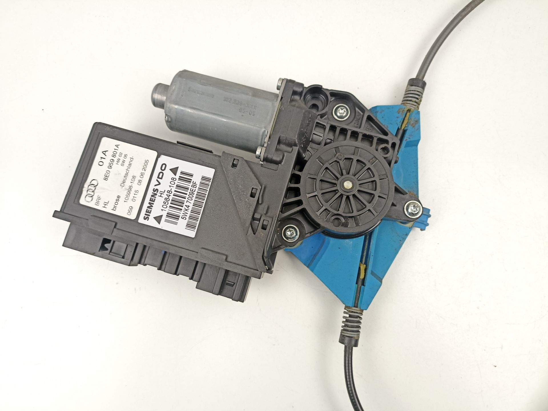 ELEVALUNAS TRASERO IZQUIERDO AUDI A4 B7 (8EC) 8E0839461B / 8E0959801A / 5WK47009EBF 8E0839461B8E0959801A5WK47009EBF - Vista 3